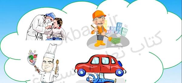 دانلود عکس کارتونی شغل ها