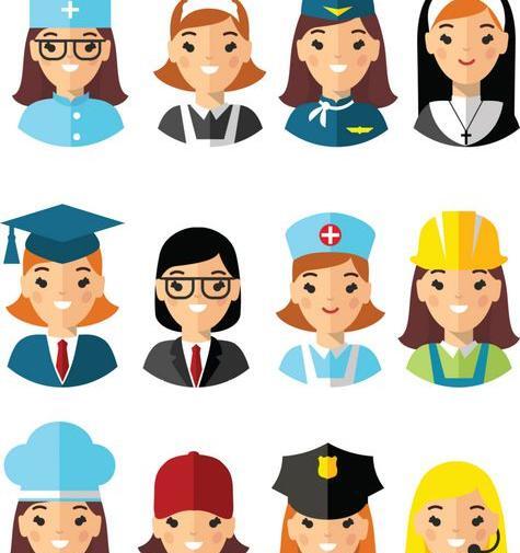 عکس شغل های مختلف کارتونی