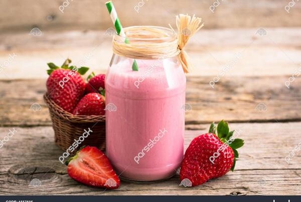 عکس میلک شیک کارتونی