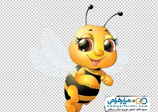نقاشی عکس زنبوری کارتونی