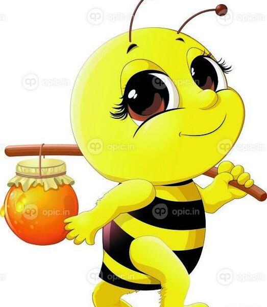 نقاشی عکس زنبوری کارتونی