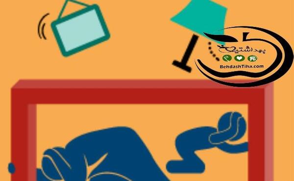 عکس کارتونی زمین لرزه