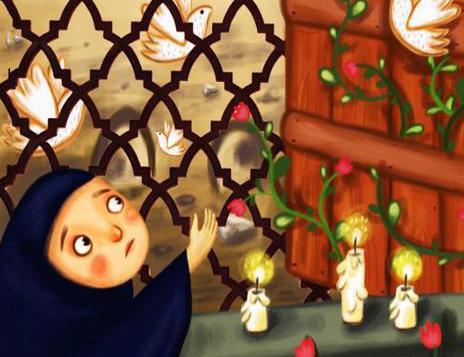 عکس کارتونی شهادت حضرت فاطمه