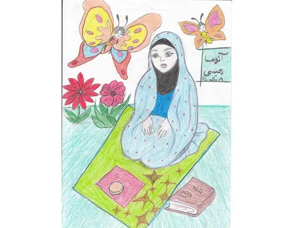 عکس کارتونی جشن تکلیف دختر