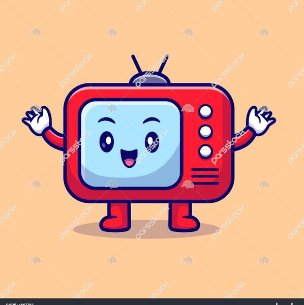 عکس تلویزیونی کارتونی
