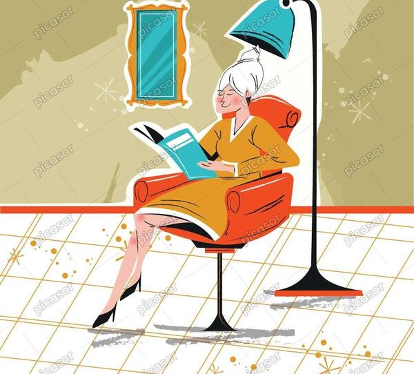 عکس کارتونی آرایشگری زنانه