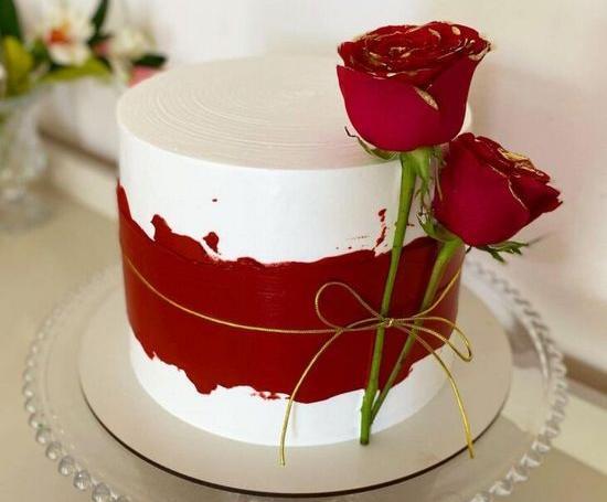 عکس کیک تولد برای مادر ساده