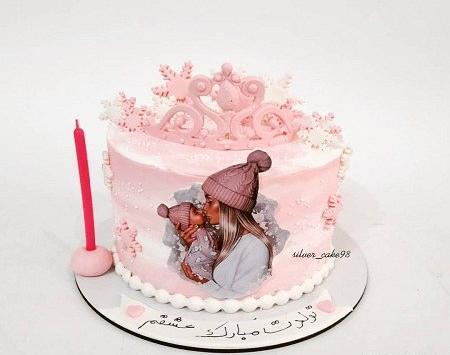 عکس کیک تولد برای مادر جان