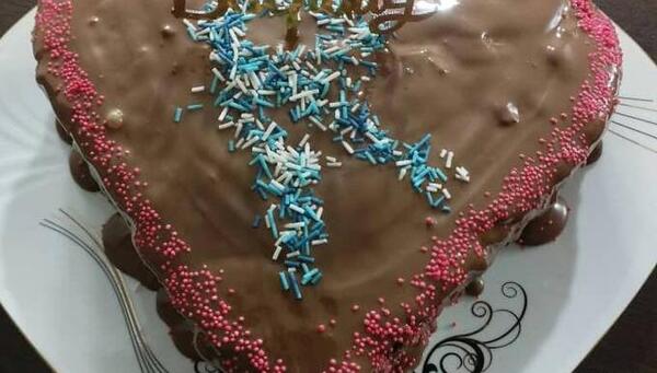 عکس کیک تولد رقیه جان