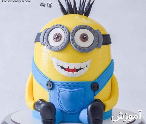 عکس کیک تولد پسرانه با فوندانت