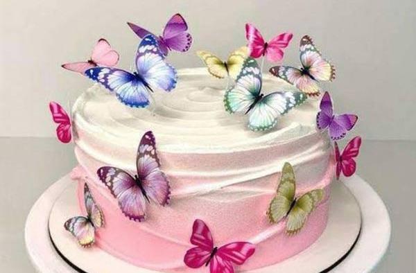 جدیدترین کیک تولد دخترانه عکس دار