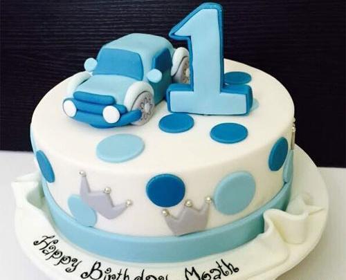 مدل کیک تولد پسرانه عکس دار
