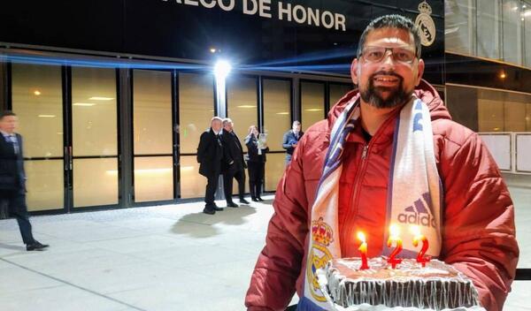 عکس کیک تولد فوتبالی رئال مادرید