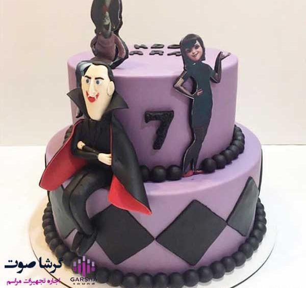عکس کیک تولد شخصیت کارتونی دخترانه