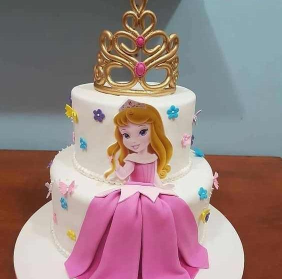 عکس کیک تولد شخصیت کارتونی دخترانه