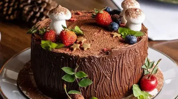 عکس کیک تولد خوشگل کاکائویی