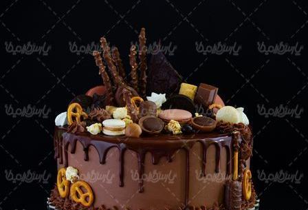 دانلود عکس کیک تولد کاکائویی