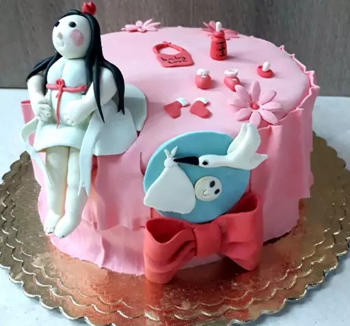 عکس کیک تولد کوچک برای مادر