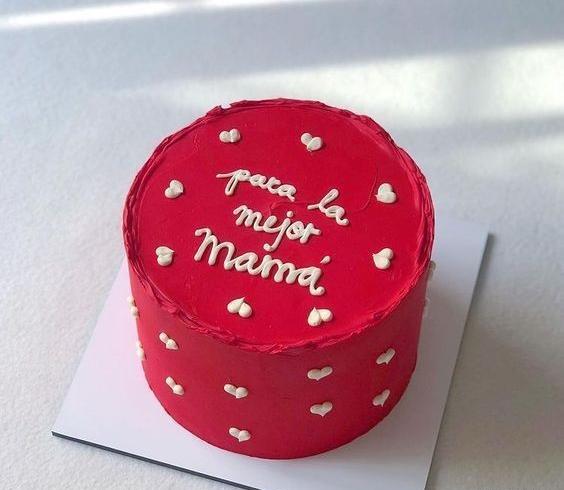 عکس کیک تولد کوچک برای مادر