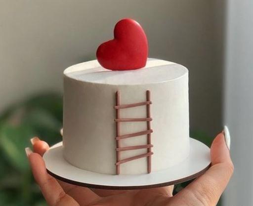 عکس کیک تولد کوچک یک نفره