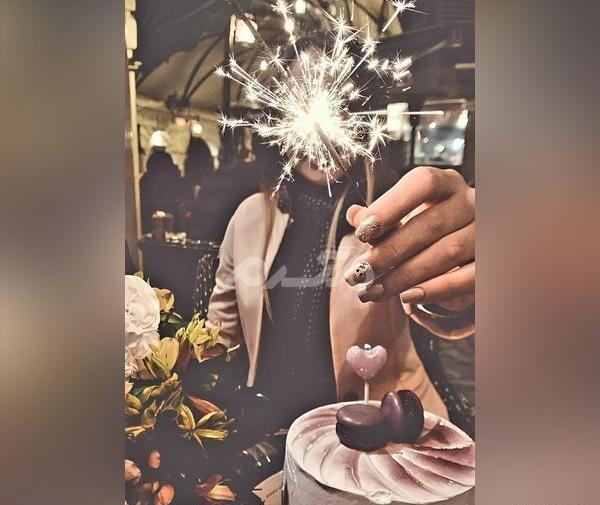 عکس کیک تولد با فشفشه
