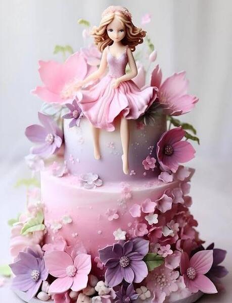 عکس عروسکی برای کیک تولد
