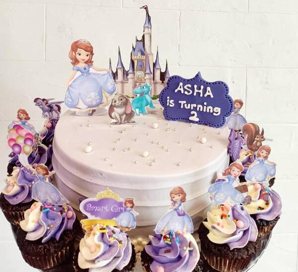 عکس کیک تولد پرنسس سوفیا