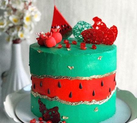 عکس کیک تولد شب یلدایی