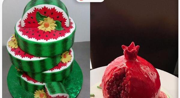 عکس کیک تولد و شب یلدا