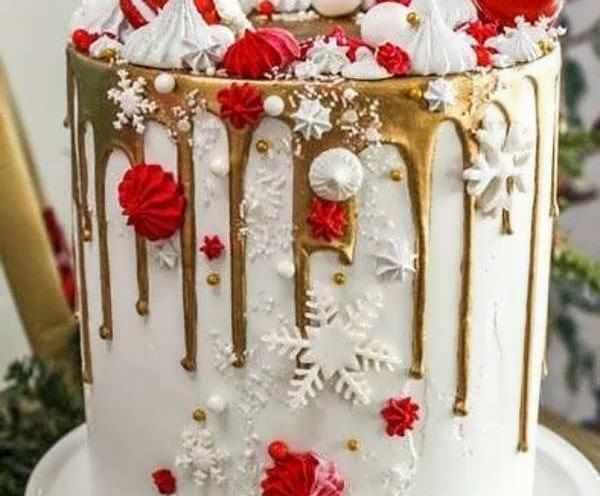دانلود عکس کیک تولد زمستانی