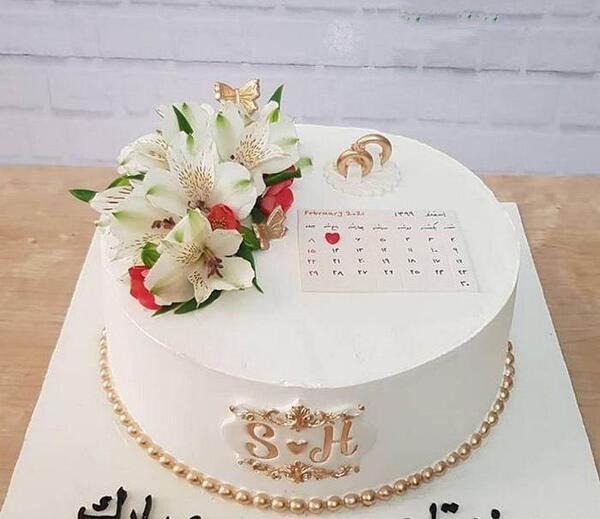 عکس کیک تولد به شکل حروف انگلیسی