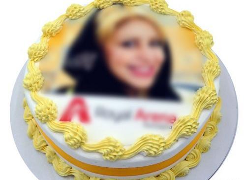 عکس کیک تولد تصویری دخترانه