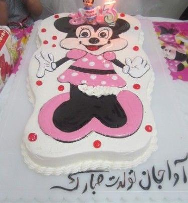 عکس کیک تولد با نام آوا