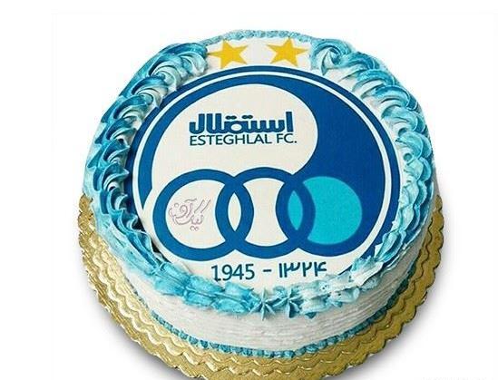 عکس کیک تولد مردانه استقلالی