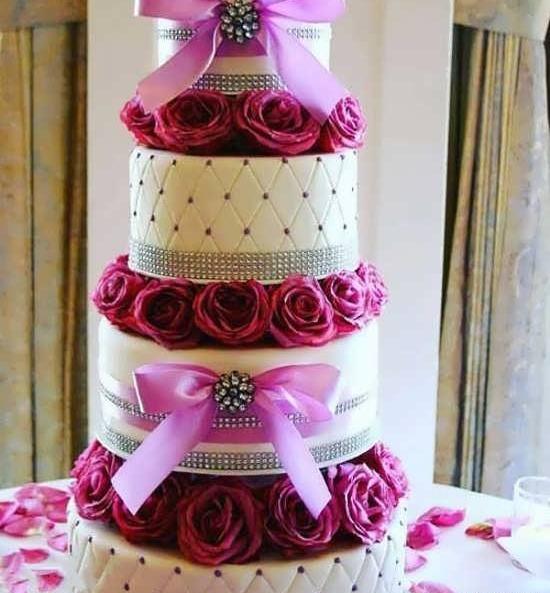 عکس کیک تولد خوشگل دو طبقه