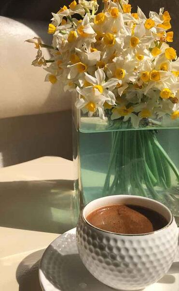 عکس قهوه گل