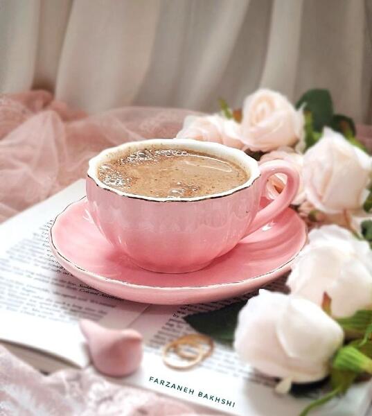 عکس قهوه گل