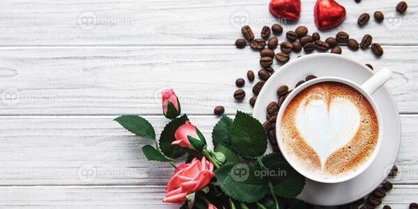 عکس قهوه گل