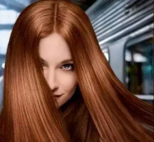 عکس رنگ موی قهوه ای آلامید