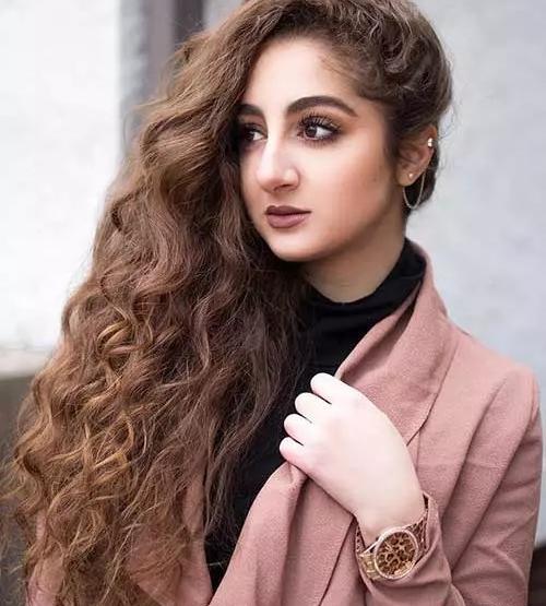 عکس رنگ موی قهوه ای خیلی روشن