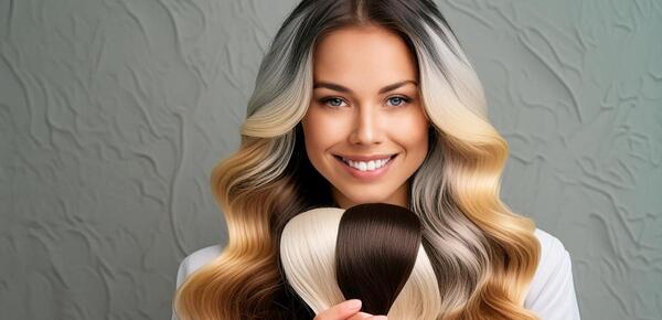 عکس رنگ موی قهوه ای خیلی روشن