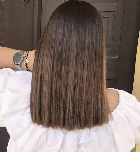 عکس رنگ موی قهوه ای خیلی روشن