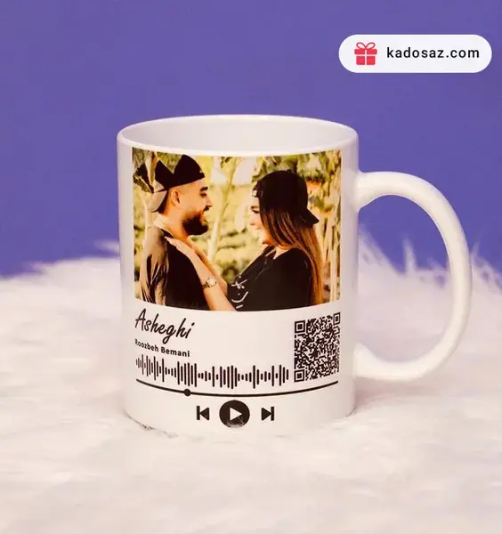 عکس با ماگ قهوه