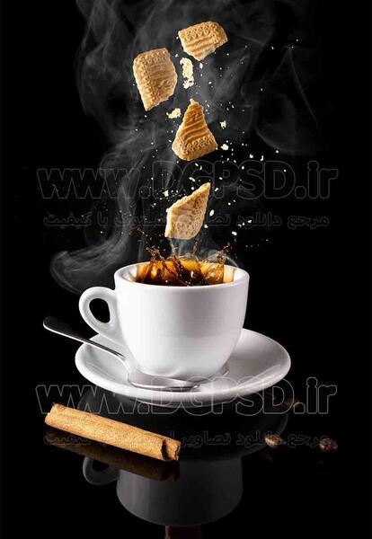 عکس از فنجان قهوه