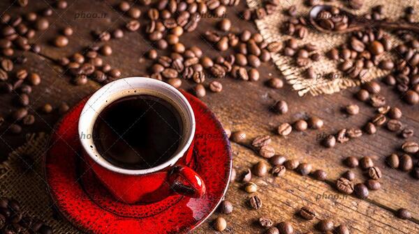 عکس از فنجان قهوه
