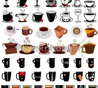 عکس نقاشی فنجان قهوه