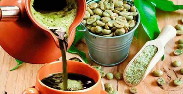 عکس دانه قهوه سبز
