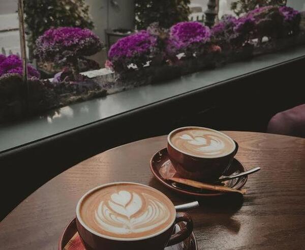 عکس فنجان قهوه عاشقانه