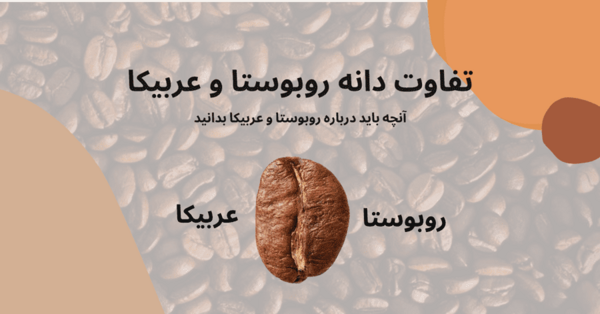 عکس دانه قهوه عربیکا