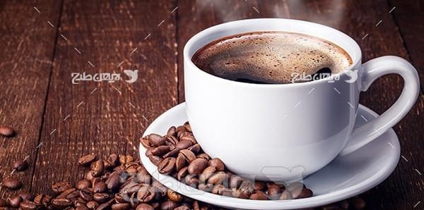 عکس قهوه سیاه سفید